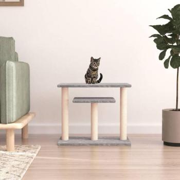 Pali Tiragraffi per Gatti Grigio Light 62,5 cm con Piattaforme
