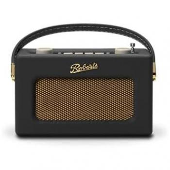 ROBERTS Revival Uno BT, black, tragbares DAB+/FM Radio m Digitalradio (DAB) (Digitalradio (DAB), Bluetooth, DAB, DAB+, Kopfhöreranschluss)