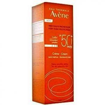 Avene High Protection Sun Cream for Face, Sensitive Skin, SPF 50+, 50ml