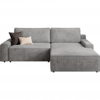 Ecksofa TRENDMANUFAKTUR Challenge – L‑Shaped Couch mit integriertem Bettkasten (245 cm)