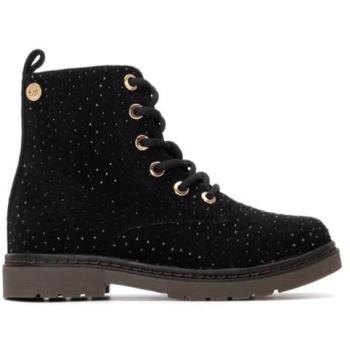 Botines Xti 13306 negro con cordones