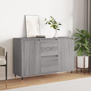 Aparador Madera Ingeniería Gris 101,5x35x70