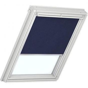 VELUX Verdunkelungsjalousie DFD Manuell Dunkelblau/Weiß 1100, 66x118 cm (FK06)