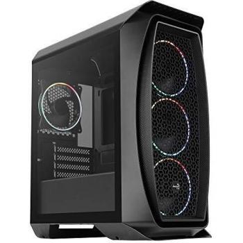 AeroCool AeroOne Mini Eclipse Case PC Micro ATX, 4 Ventole, 2 Pannelli, Nero
