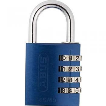 ABUS ABVS48807 40 mm Blue Lock, 4‑Digit Code