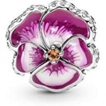 Charm Pandora 790777C01 Flor del pensamiento