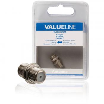 Compact Metal F-Adapter for Narrow Connections