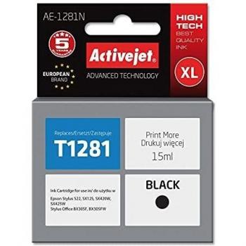 Cartucho de Tinta Activejet AE-1281N Negro 15 ml