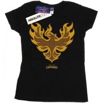 T-Shirt Nera Disney Onward Barley Jacket per Donna