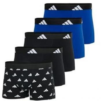 Adidas Boxer Uomo 5 Pack Active Flex in Blu e Nero