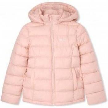 Chic Puffer Corto con Toque Rosa