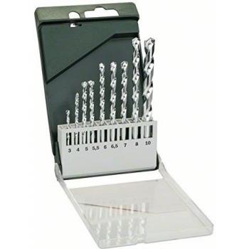 Home And Garden 2609255463 Set 9 Punte Pietra, 3, 4, 5, 5.5, 6, 6.5, 7, 8, 10 Mm, 9 Pezzi