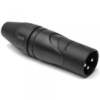 Amphenol XLR-Steckverbinder, Audio Stecker, 3-polig, Schwarz
