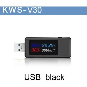 Probador de USB KWS-MX18L con Indicador de Capacidad del Cargador