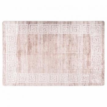 Paillasson de Sol Lavable Antidérapant 160x230 cm Beige