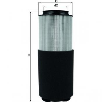 Mahle LX 976 luchtinlaatfilter
