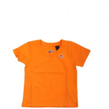 T-shirt KWAY Le Vrai 3 Edouard Arancio Unisex Junior