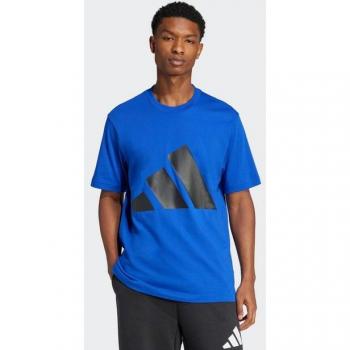 Camisa de Jersey Adidas Big Logo Azul Hombre
