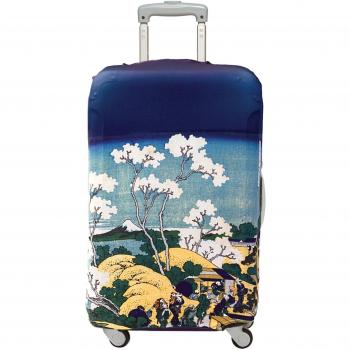 LOQI Reiserucksack‑Cover „Hokusai“ Mittel – Oeko‑Tex zertifiziert