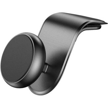 Support de téléphone L noir pratique