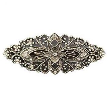 Gilded Blossom Metal Barrette