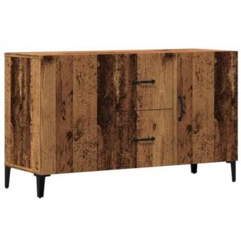 Aparador de madera de ingeniería envejecida 100x36x60 cm