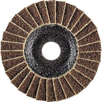 Disco polivlies dentellato Ø125 mm grana grossa (5 unità)
