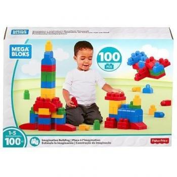 Classic Mega Blok First Builder Pack – 100 Pieces