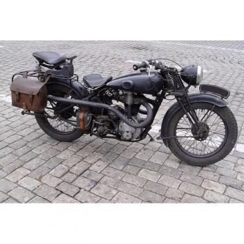 Bunte Motorrad Fototapete von Papermoon