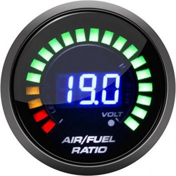 Digital 52mm Air Fuel Ratio Gauge with Smoke Lens
