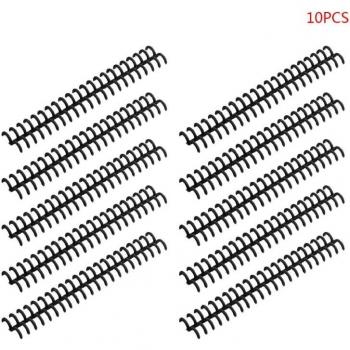 Plastic Spiral Binder Rings, 10 Pieces