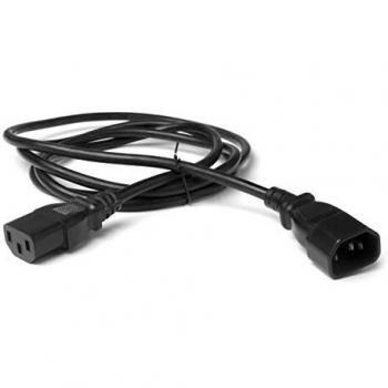 Cable IEC C14 a C13 Salicru 1,8 m 10 A Negro