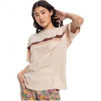 Camisola Roxy The Colorful Beach Bege e Marrom