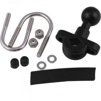 Accessoire de guidon moto avec base rotule