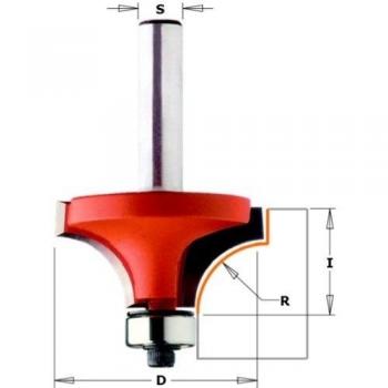 CMT Fresa r.concavo c/cuscinetto hw S=6 D=22.2 R=4.8 Dx
