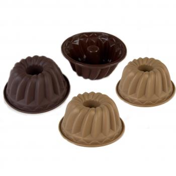 Stamperi Silicone 4‑pezzo Marrone Moka – 81151