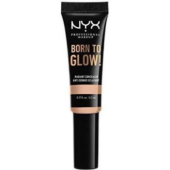 NYX Born to Glow Radiant Concealer – Glanzfinish – Augenringen-Killer – Für Highlights & Konturen – Veganer Concealer – Farbton Vanilla