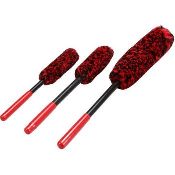 SPTA Soft Fiber Wheel Hub Cleaning Brush Set