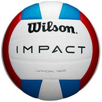 Wilson Adult Unisex IMPACT VB RDWHBLU Volleyball – Offiziell in Rot-Weiß-Blau