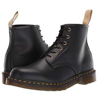 Veganer Schnürstiefel Dr. Martens 101 Schwarz