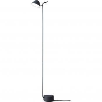 Lampadaire Audo Copenhagen PEEK-Lampadaire LED Aluminium Noir Marron