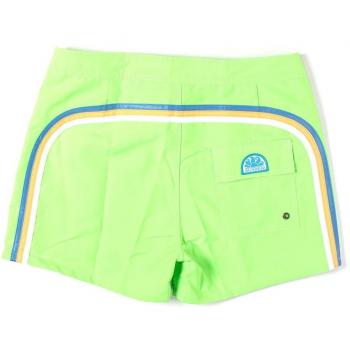 Sundek Herren‑Shorts 502 – Low Rise, Neon Grün