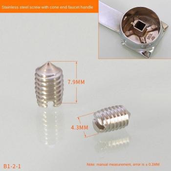 Faucet Handle with Cold and Hot Indicators