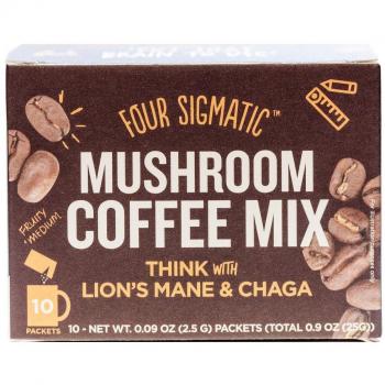 Four Sigmatic Mushroom Coffee Mix with Lions Mane & Chaga (10 Servings)
