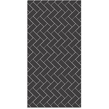 Mosaïque de briques grises 140×200 cm