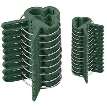 Flexibles Pflanzenbinder Set mit 100 Clips (40 große + 60 kleine)