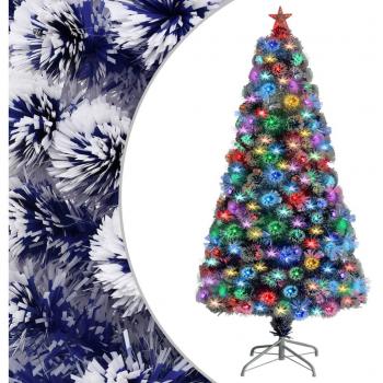 VidaXL 120 cm Pre-lit Christmas Tree with Fibre Optic Lights