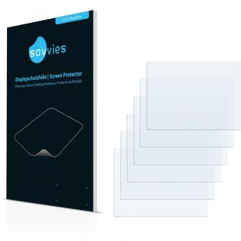 Savvies Screen Protector for Rollei CarDVR-110 Clear Film (6 Pack)