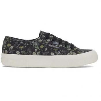 Baskets Superga 2750 Femmes à motif floral – couleur gris foncé