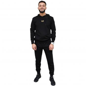 EA7 Emporio Armani Herren Jogginganzug 8NPV64 PJVRZ 0208 Schwarz Regular Fit